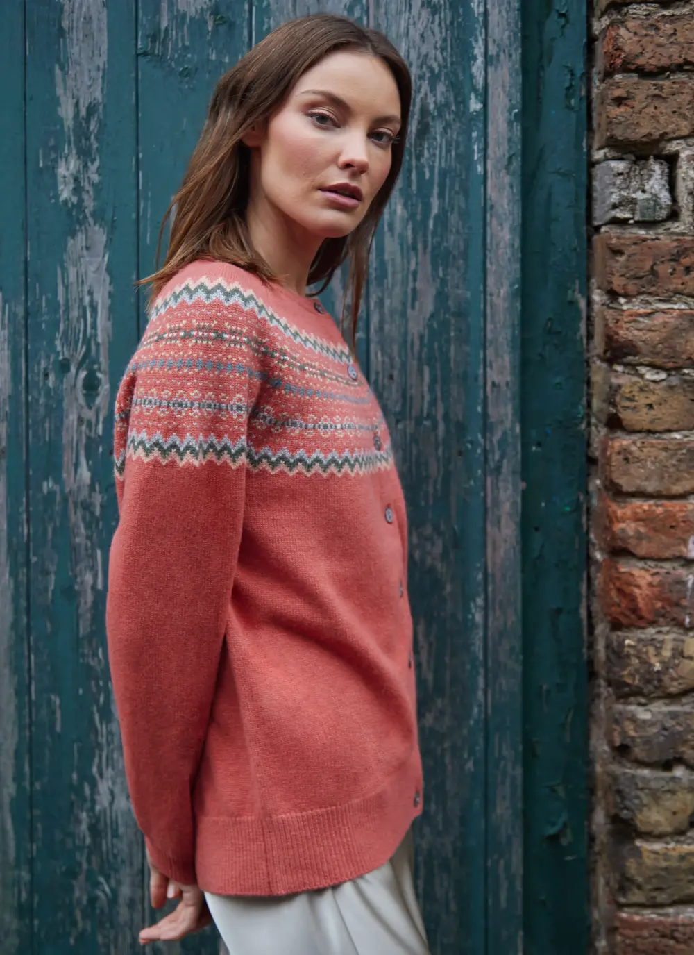 Sadie Merino Fairisle Cardigan 