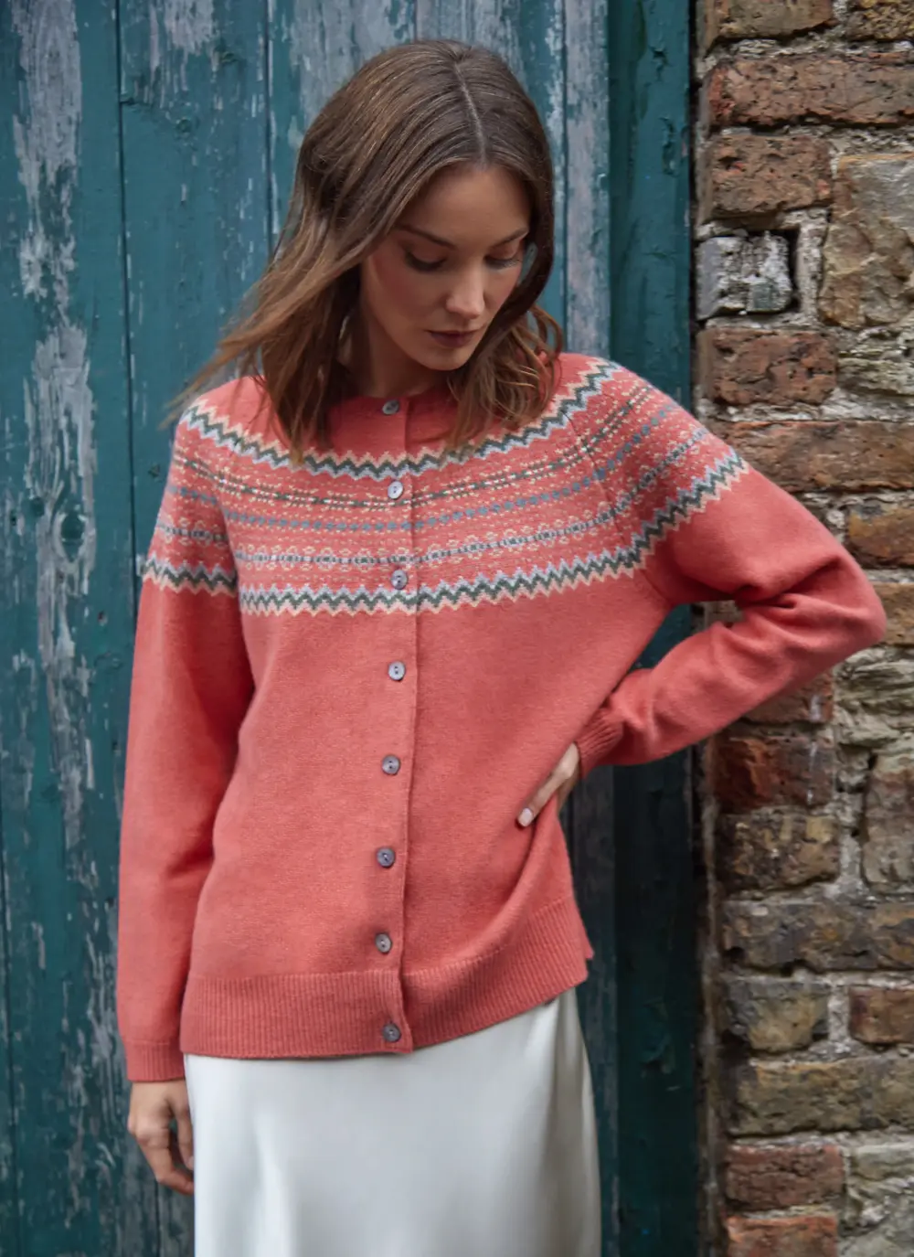Sadie Merino Fairisle Cardigan 