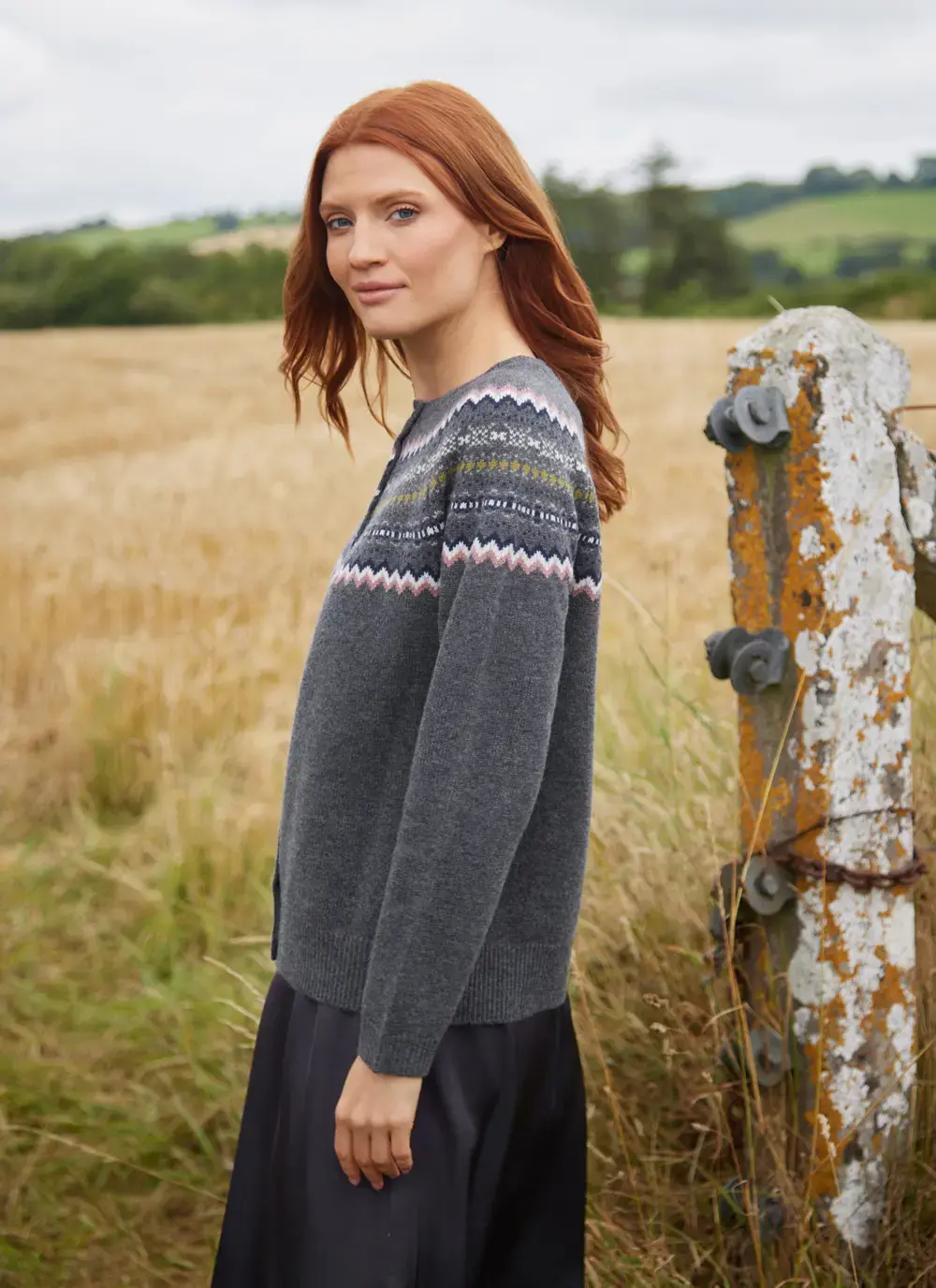 Sadie Merino Fairisle Cardigan 
