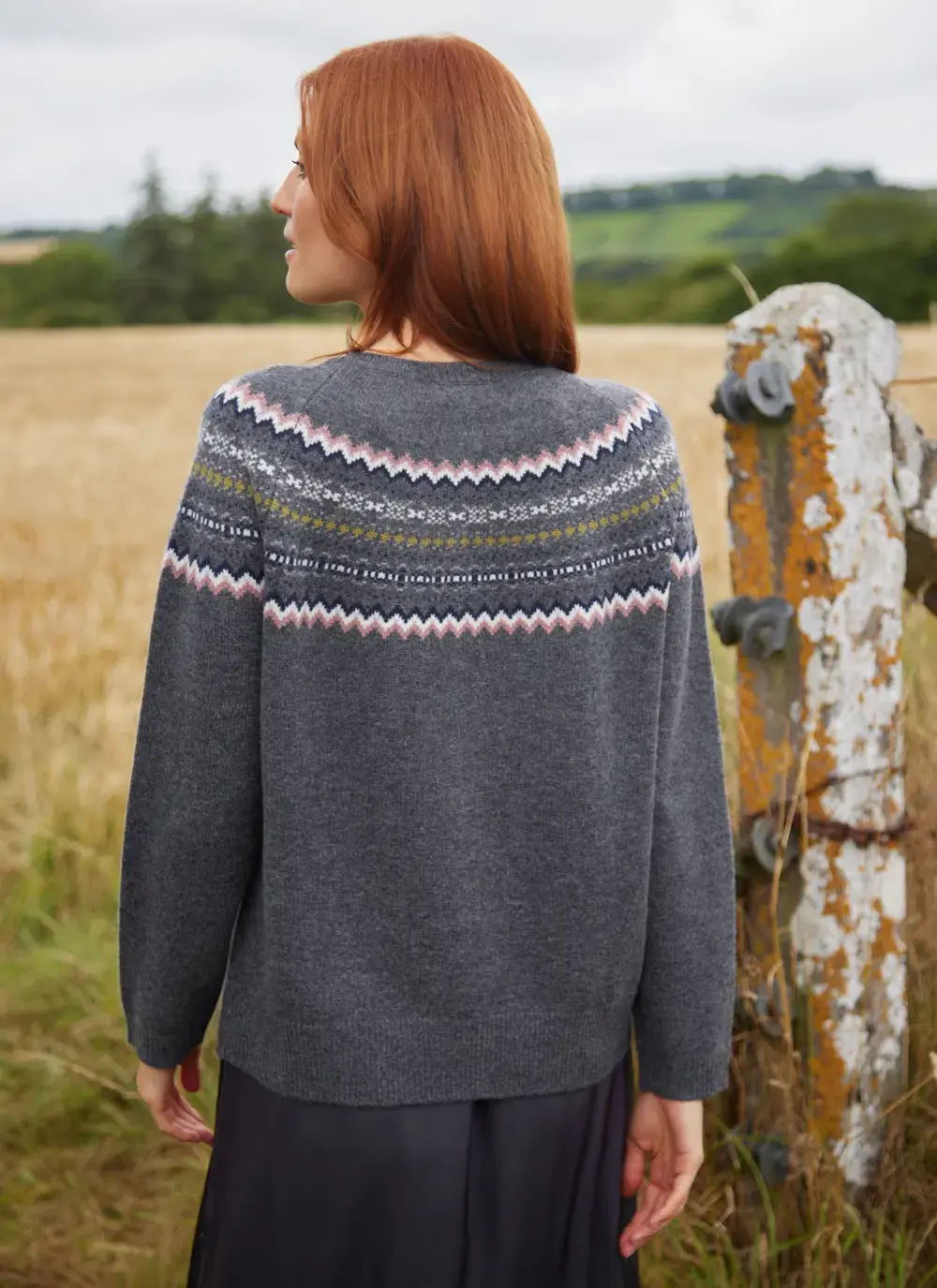 Sadie Merino Fairisle Cardigan 