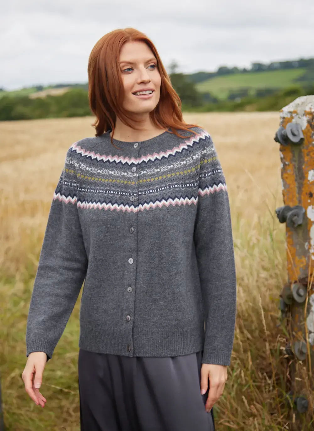 Sadie Merino Fairisle Cardigan 