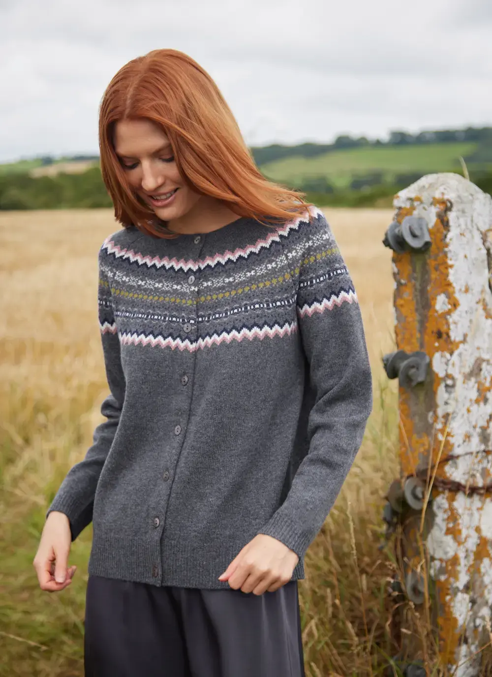 Sadie Merino Fairisle Cardigan 