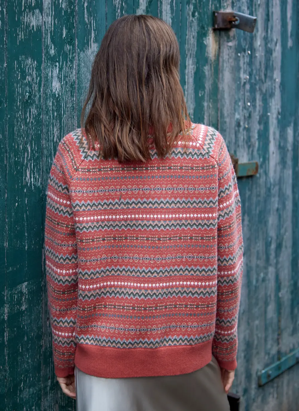 Willow Merino Fairisle Crew Neck Sweater