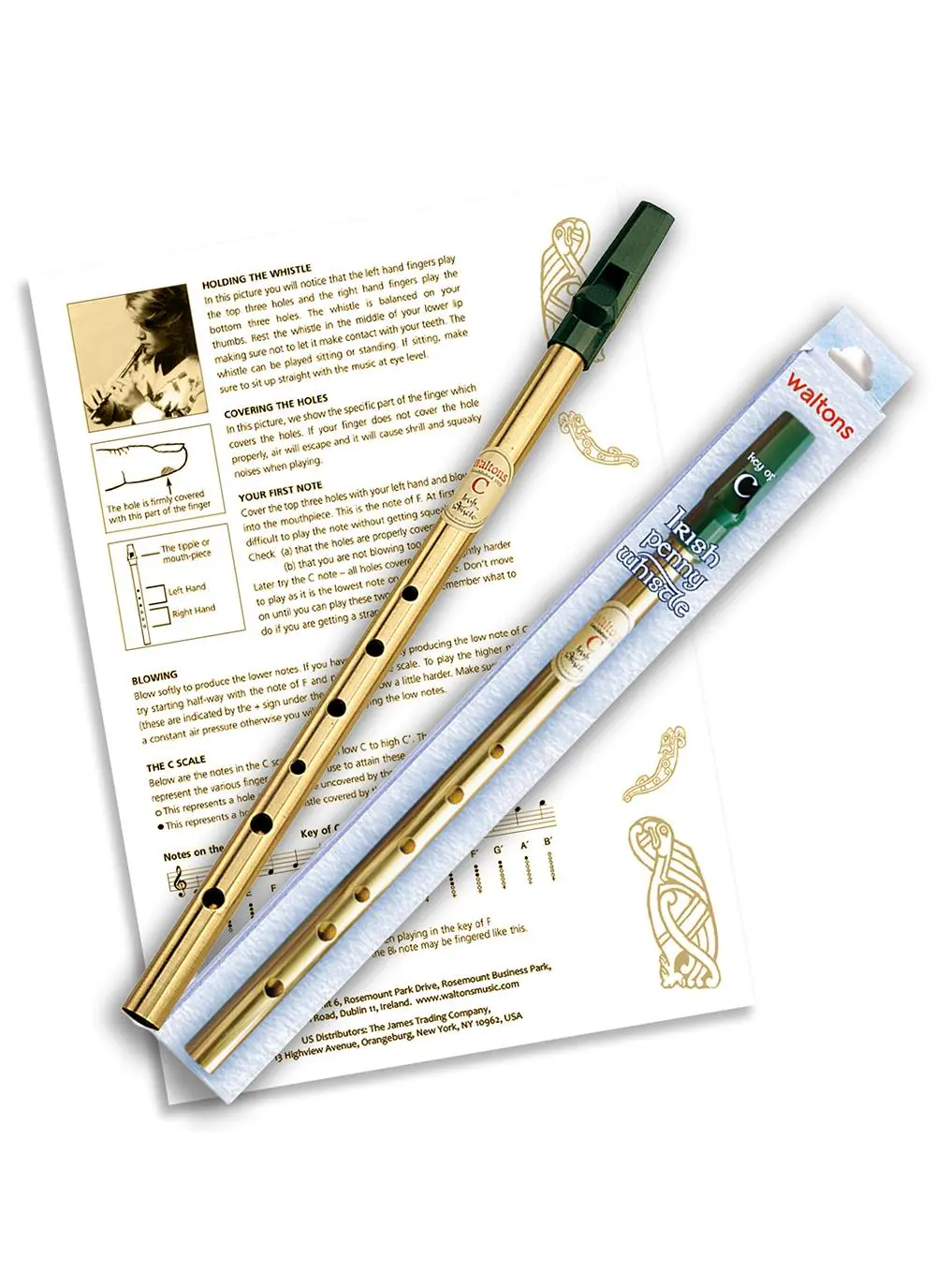 Walton's Irish Penny Tin Whistle - C