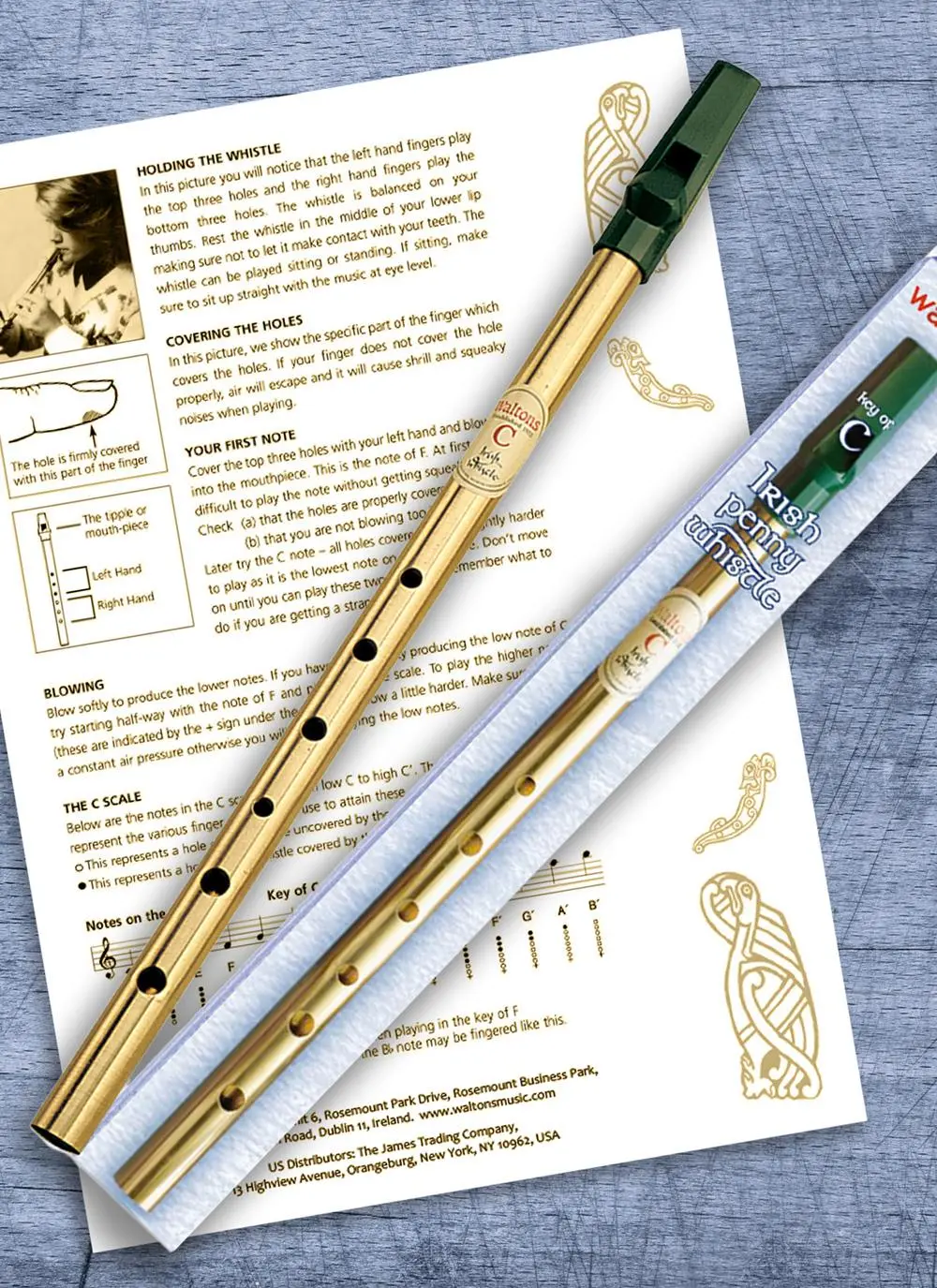 Walton's Irish Penny Tin Whistle - C