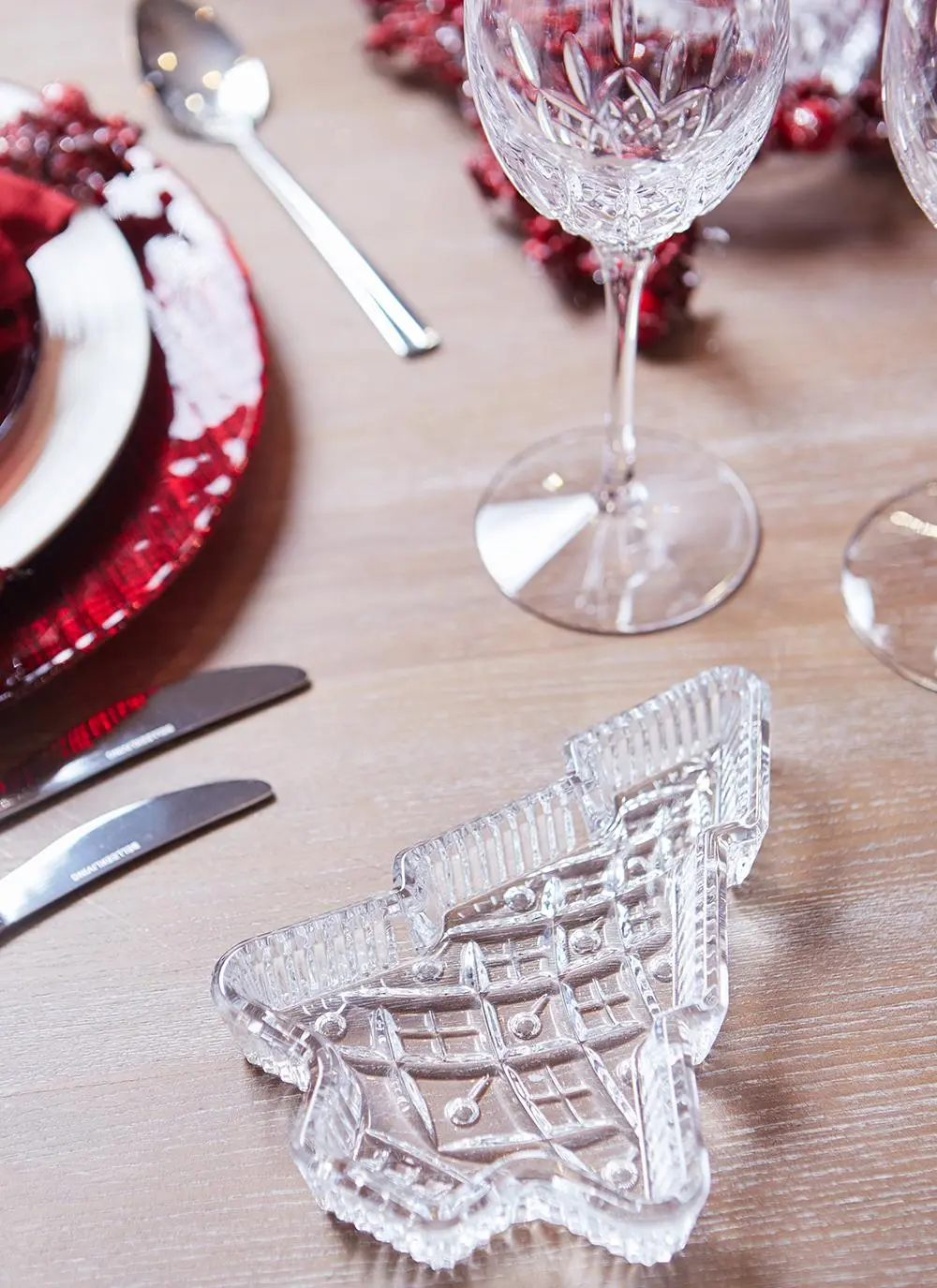 Waterford Crystal Christmas Tree Candy Dish