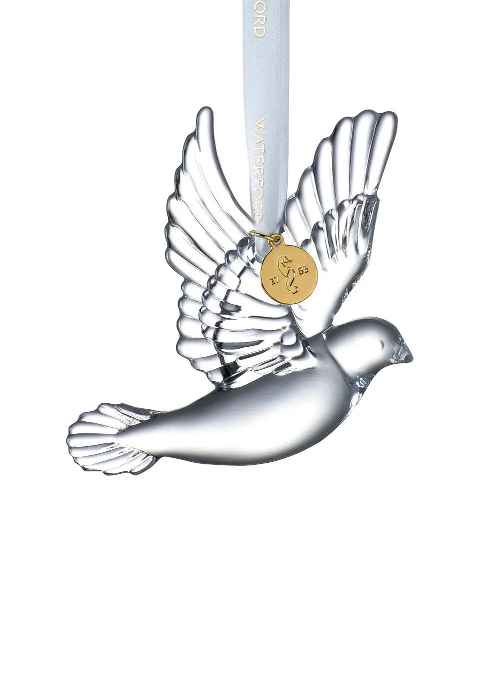 Waterford Crystal Dove Of Peace Christmas Tree Decoration