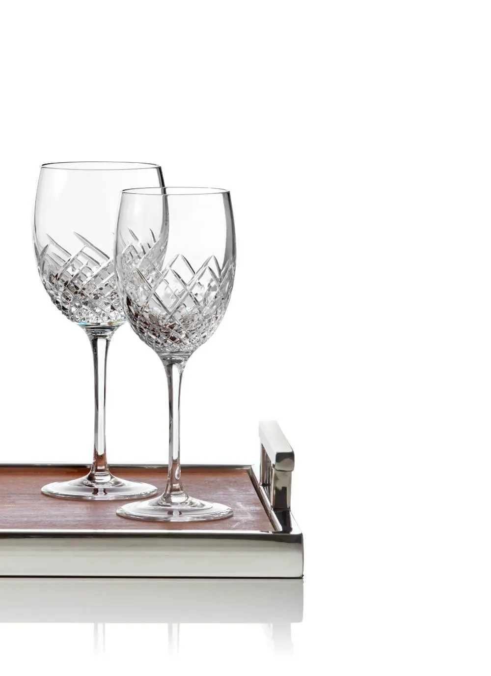 Waterford Crystal Essentially Wave Wine Pair
