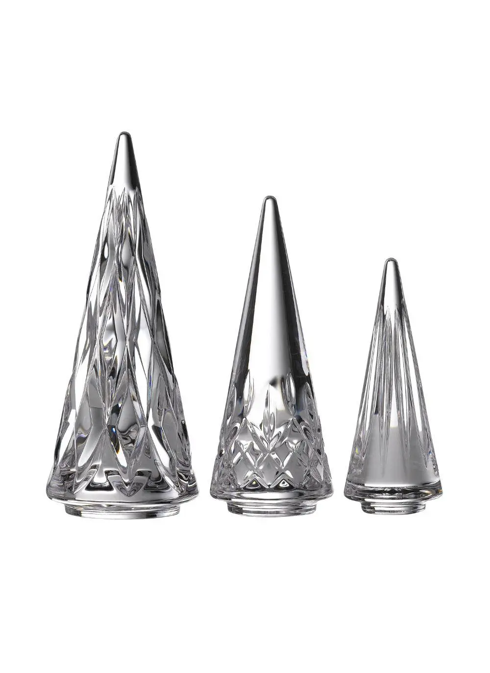 Waterford Crystal Lismore Tree Ornaments Set of 3