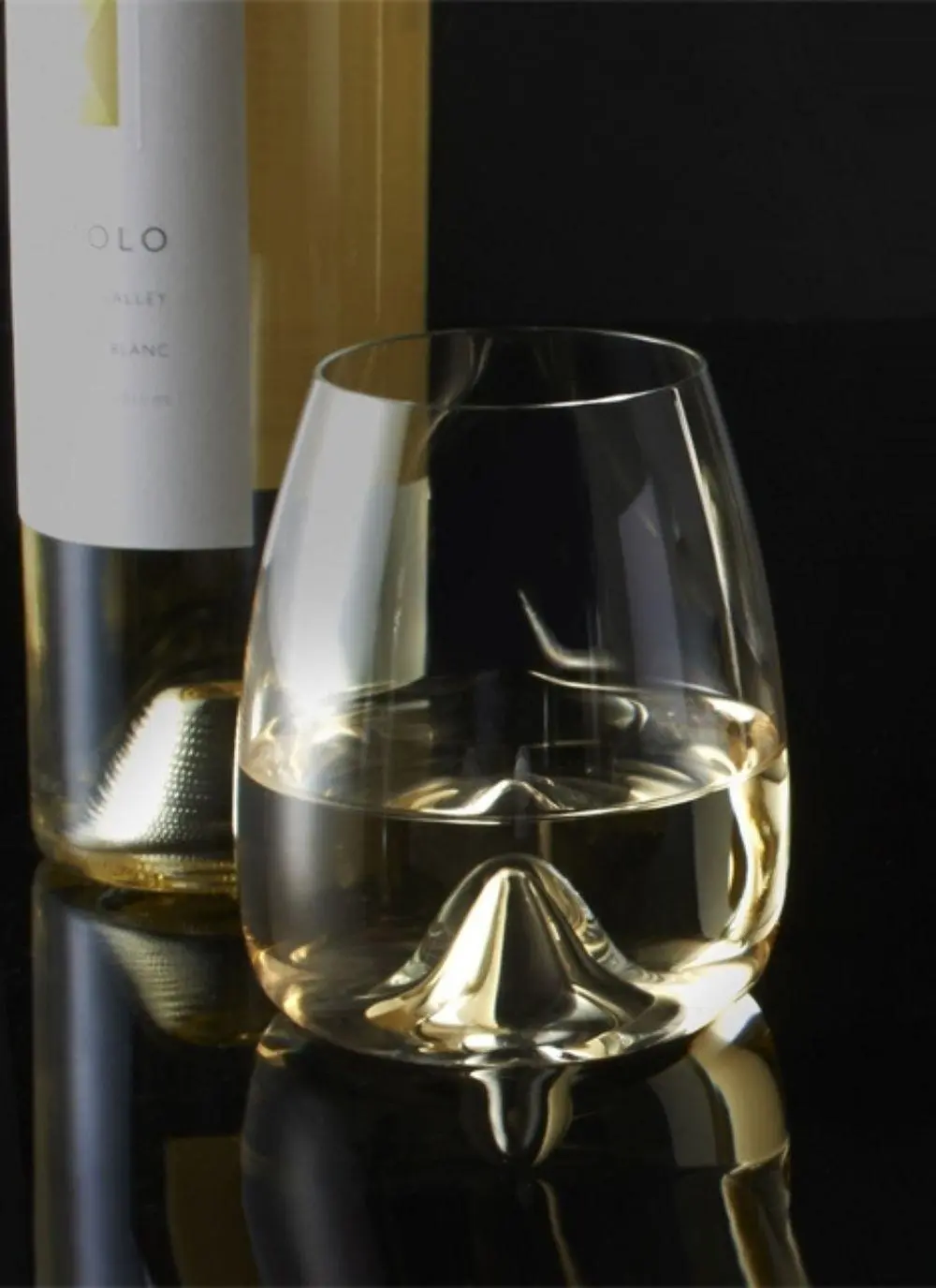 Waterford Crystal Elegance Stemless Wine Glass Pair