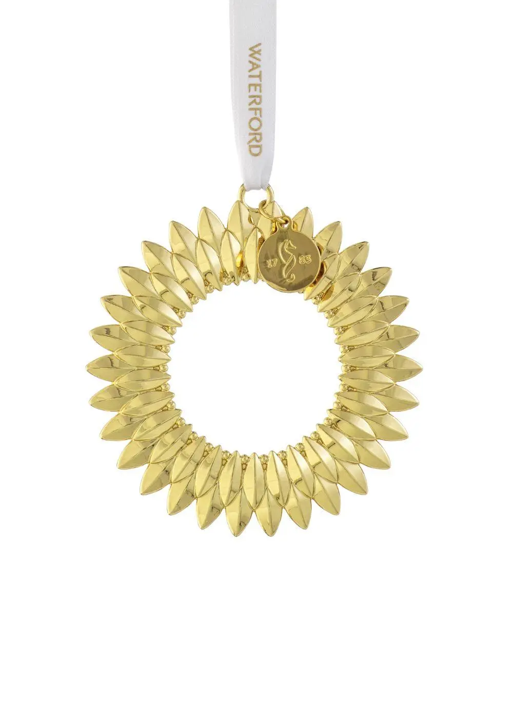 Waterford Crystal Golden Wreath Decoration