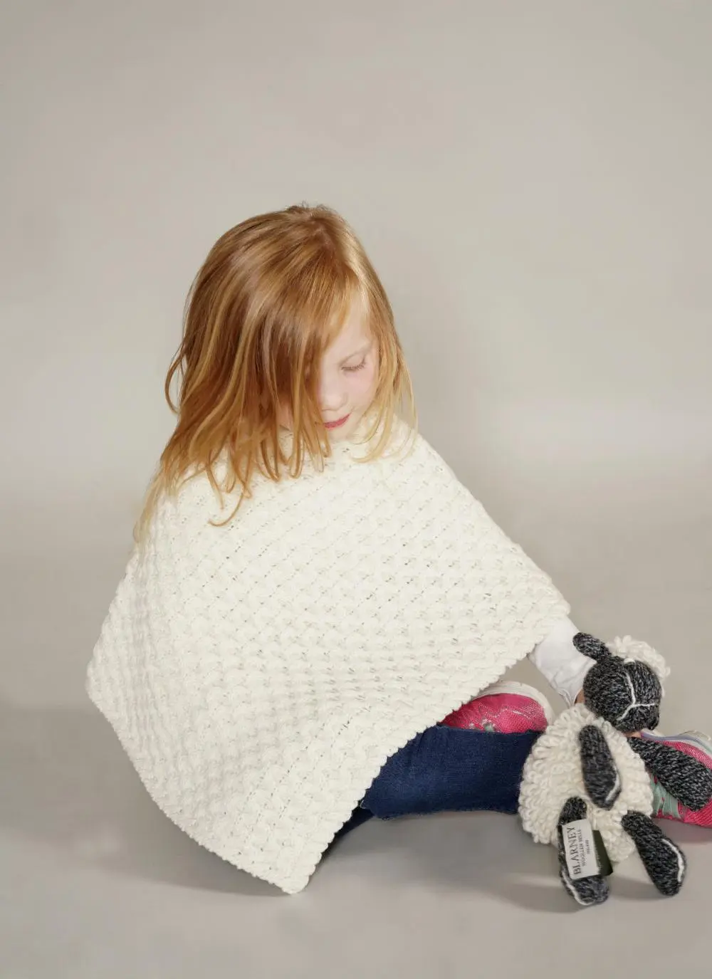 Kids' Wool Poncho