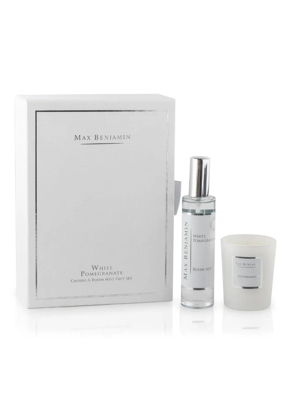 White Pomegranate Candle & Room Mist Set