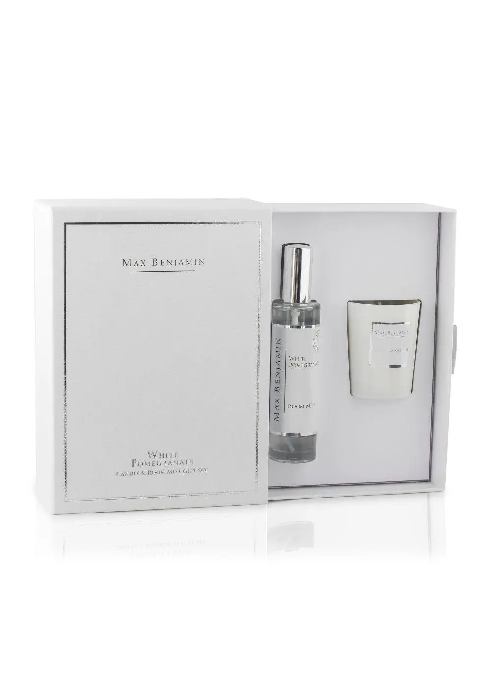 White Pomegranate Candle & Room Mist Set