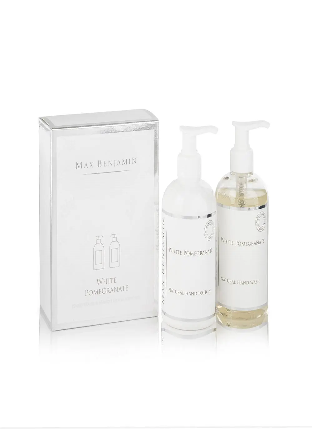 White Pomegranate Hand Wash & Lotion Gift Box 300M