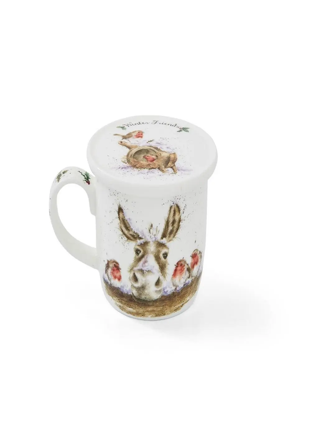 Wrendale Designs Winter Friends Mug & Coaster Set