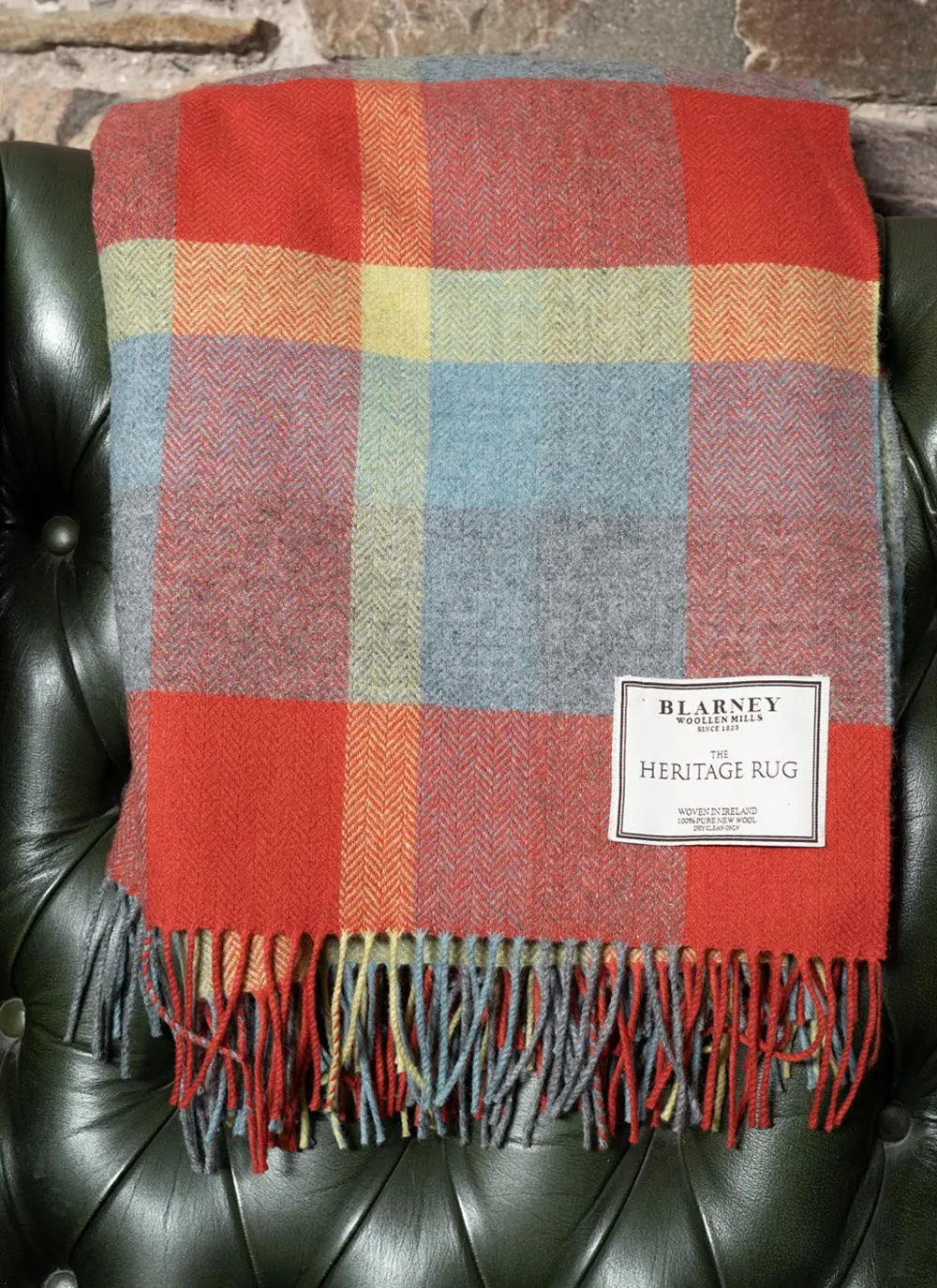 Woodlands Check Lambswool Throw