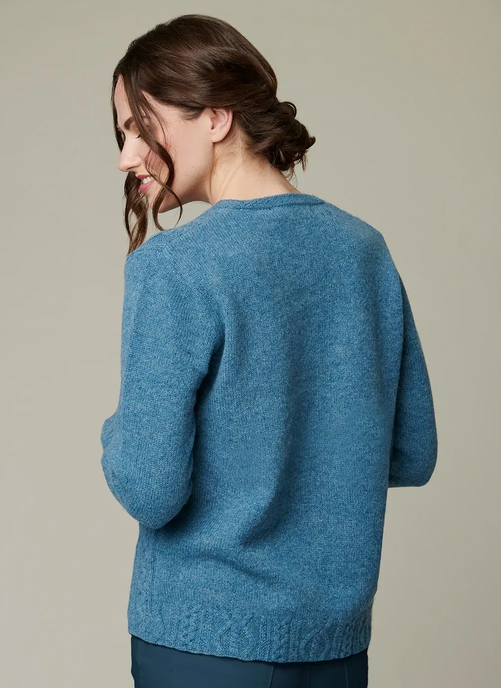 Wool Cashmere Foxrock Cardigan