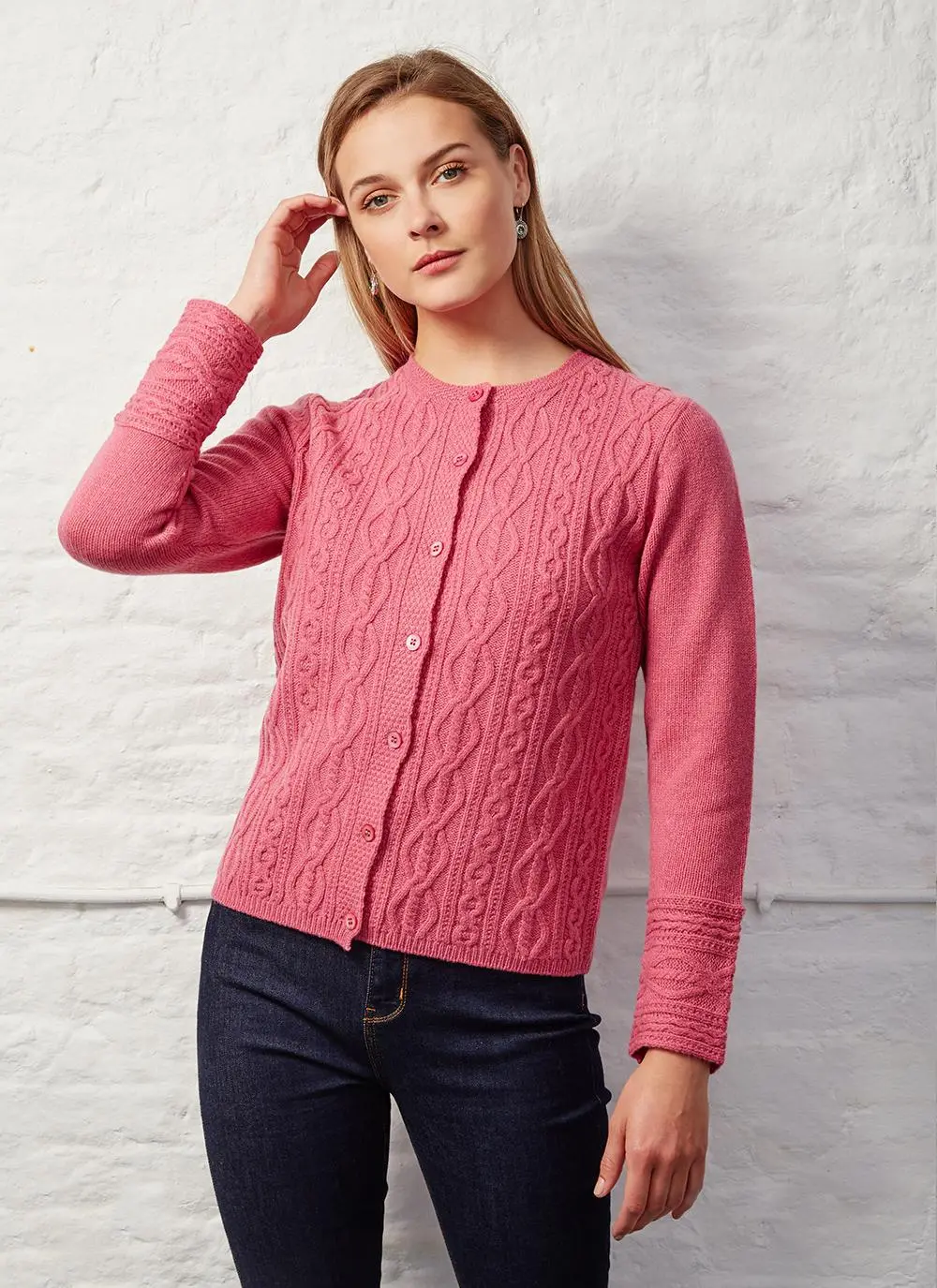Wool Cashmere Foxrock Cardigan