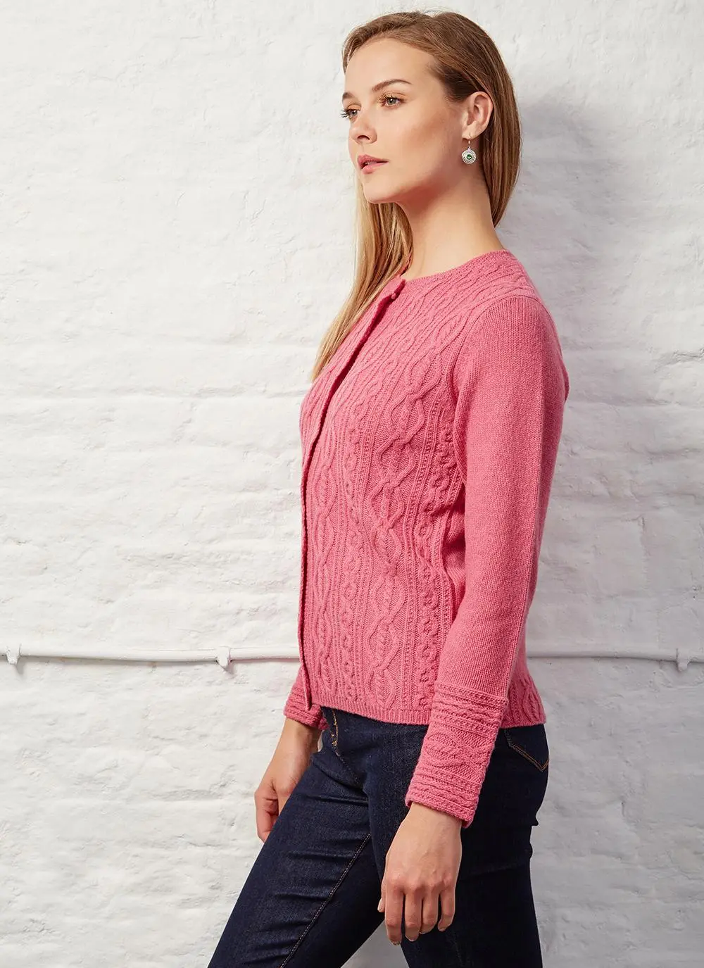 Wool Cashmere Foxrock Cardigan