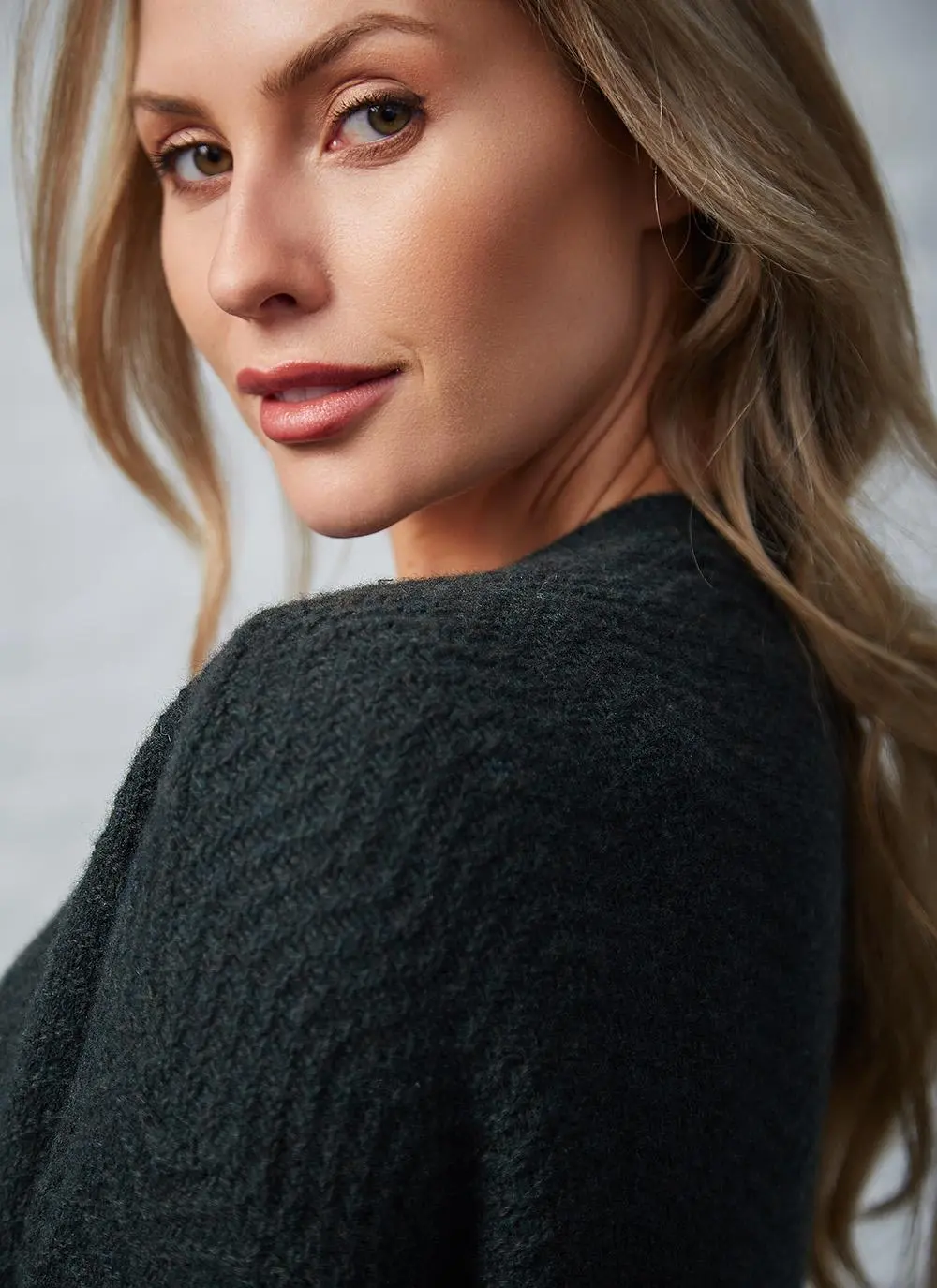 Wool Cashmere Long Open Cardigan