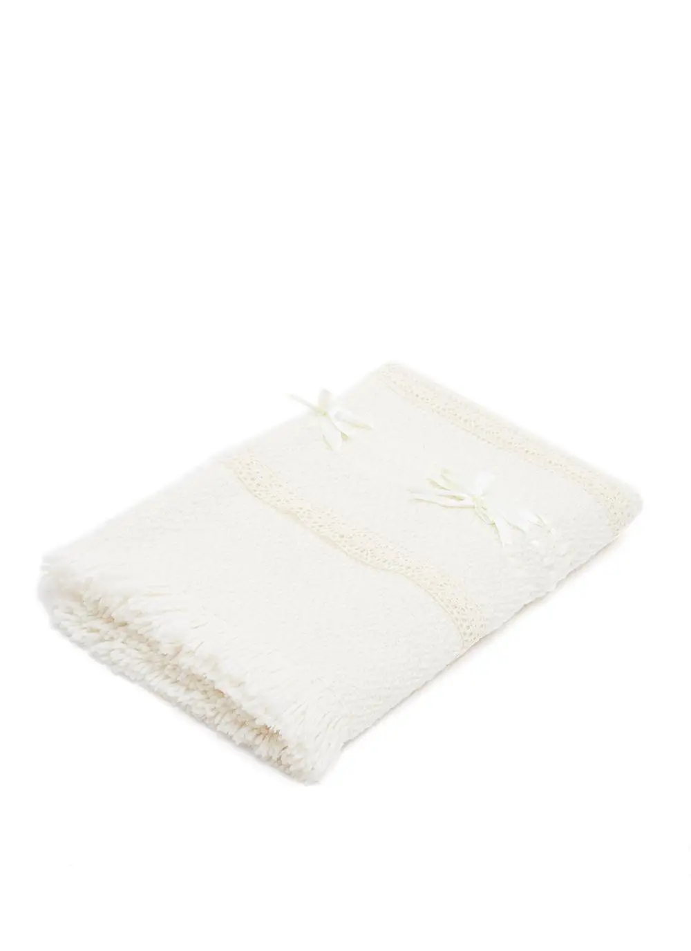 Wool Christening Baby Blanket