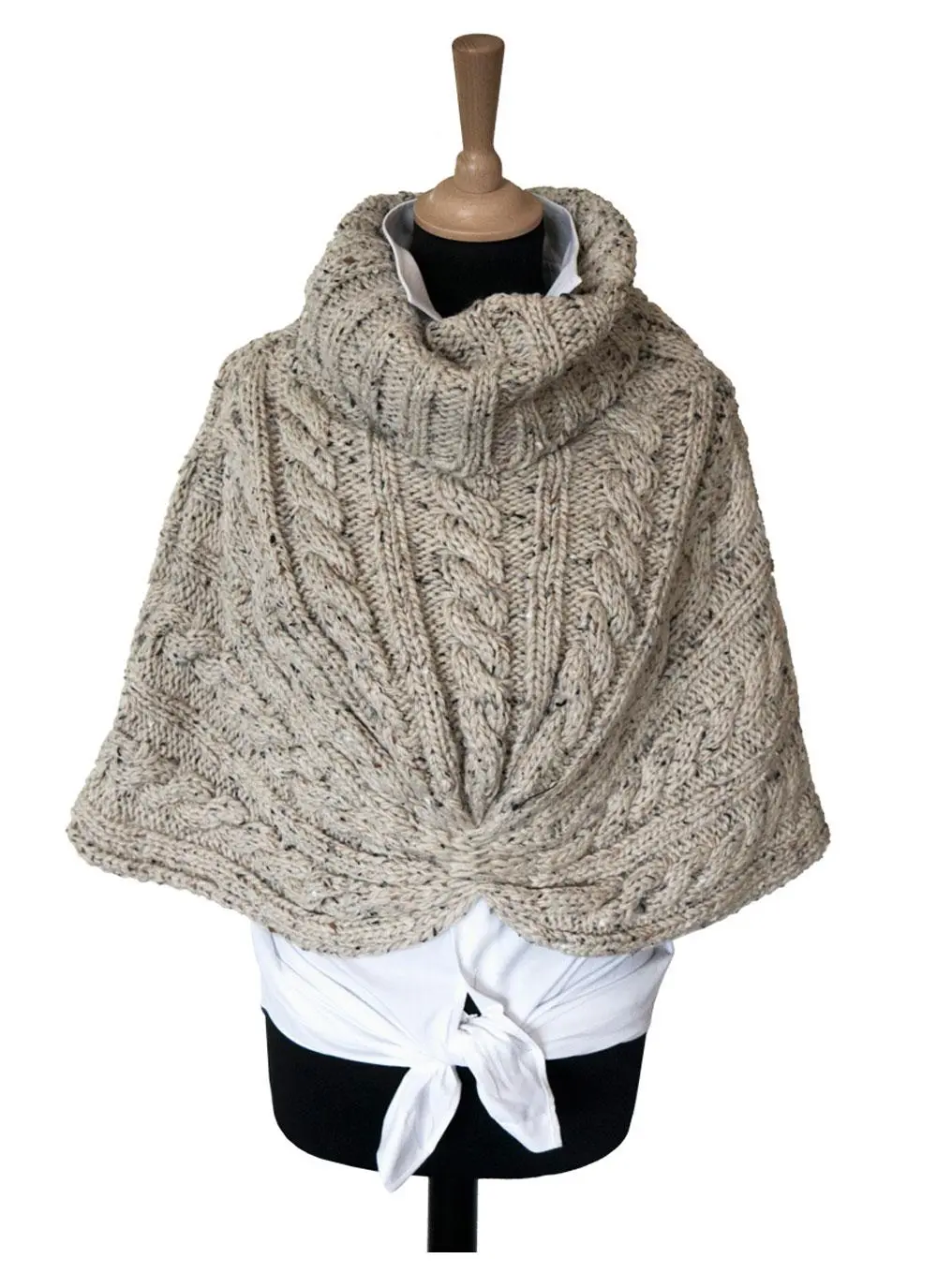 Wool Cape Oatmeal Speckle 
