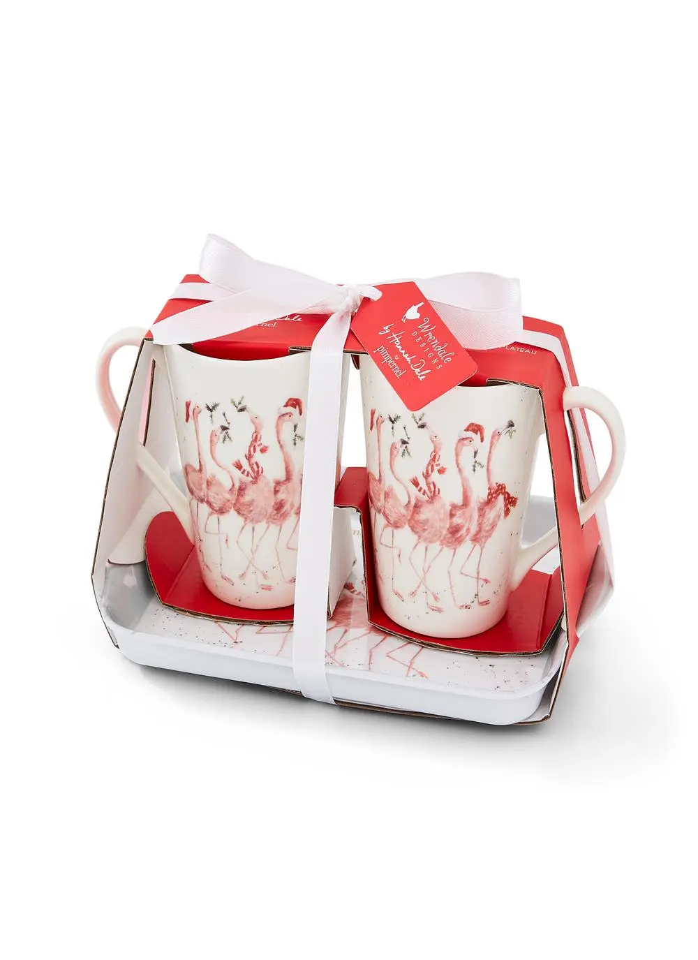 Wrendale Designs Flamingle Bells Mug & Tray Set