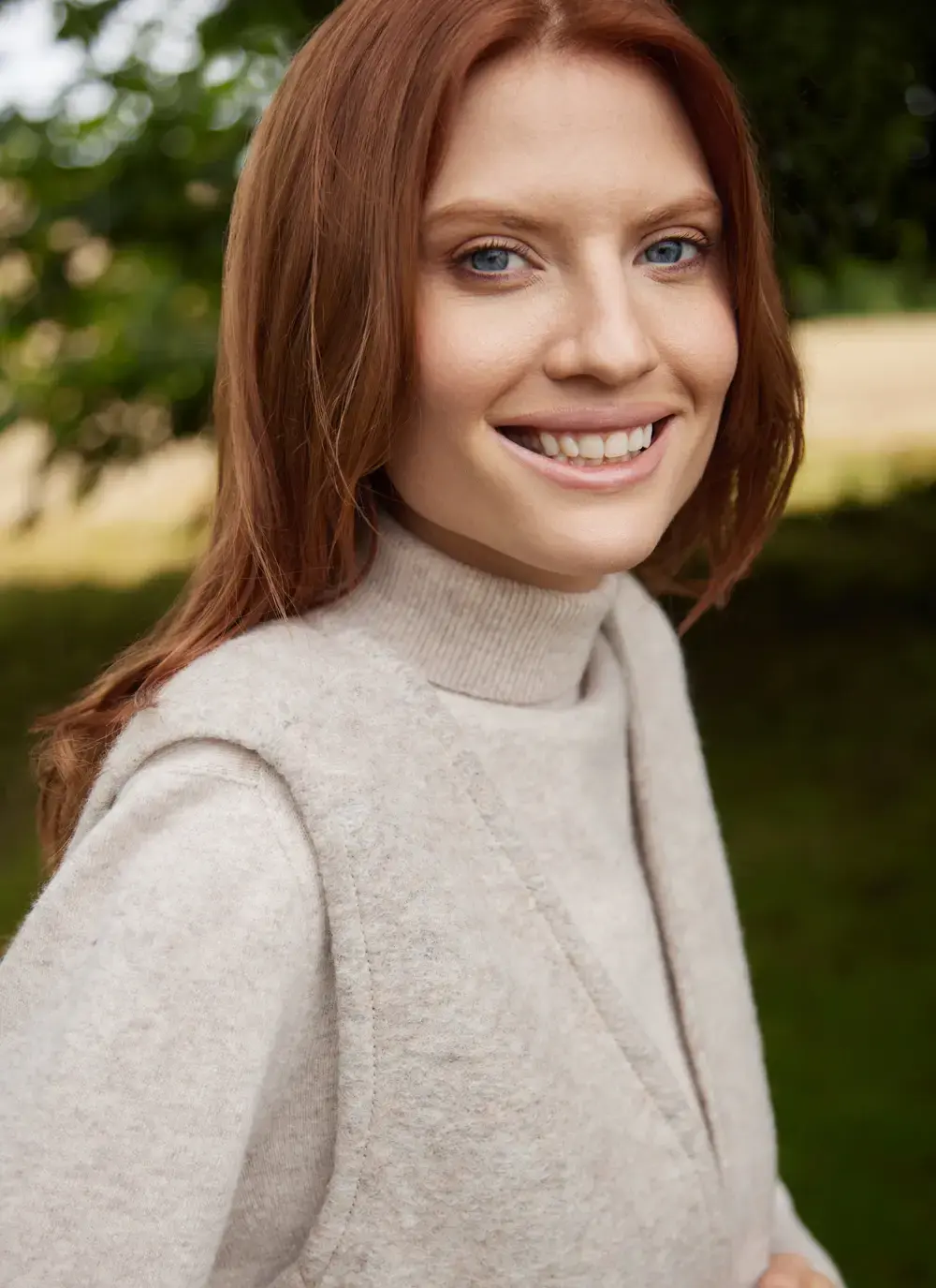 Eva Wool Long Gilet 