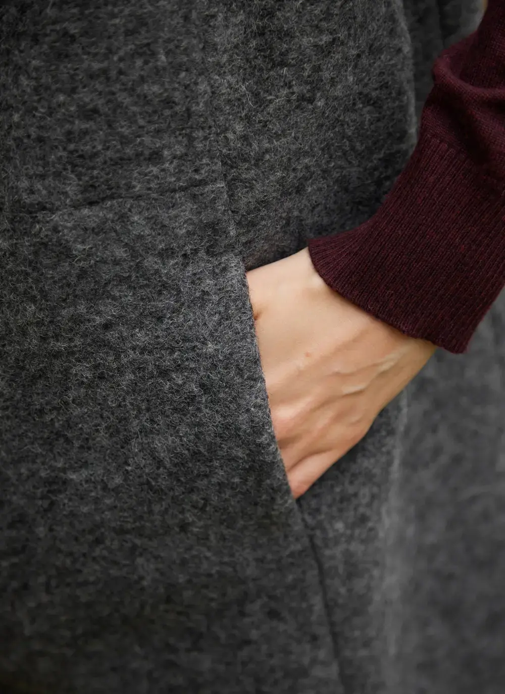 Eva Wool Long Gilet 