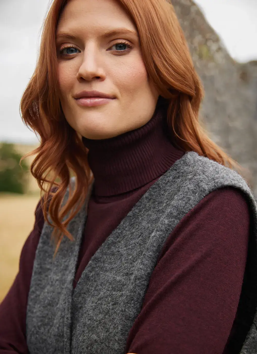Eva Wool Long Gilet 
