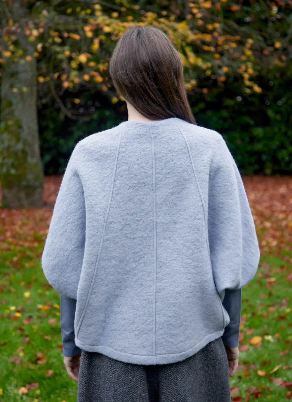 Niamh Button Poncho 