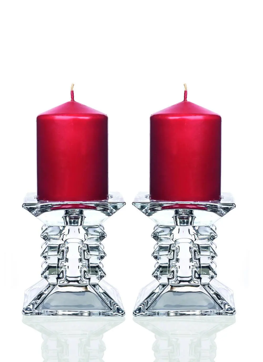 Zorro Pillar Candleholder Pair