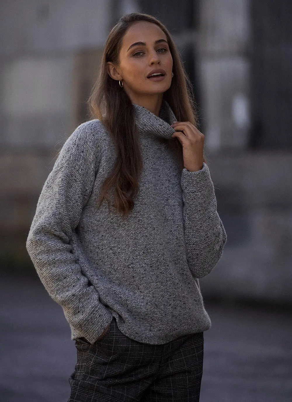Fisherman Wool Cashmere Boxy Sweater