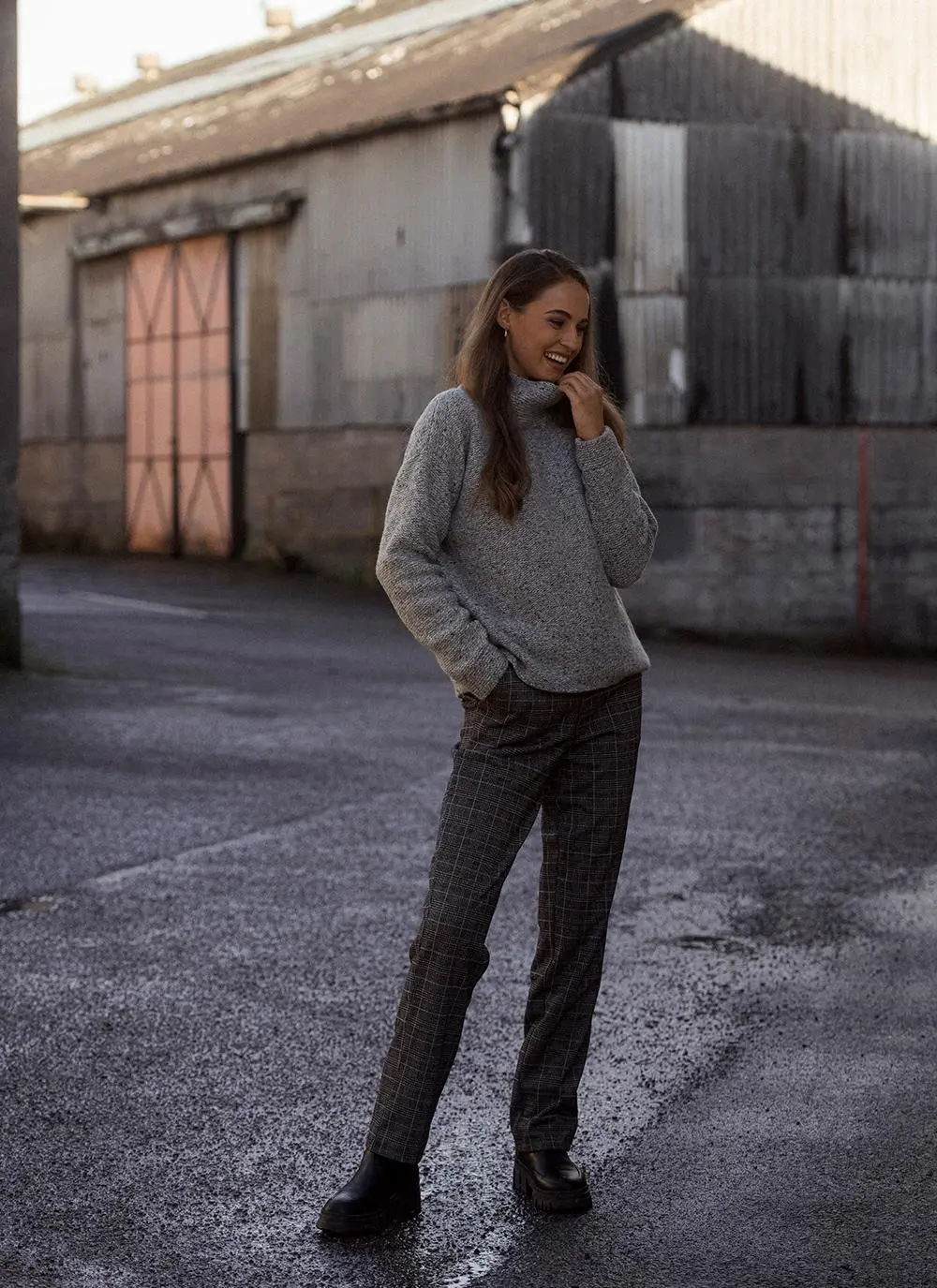 Fisherman Wool Cashmere Boxy Sweater