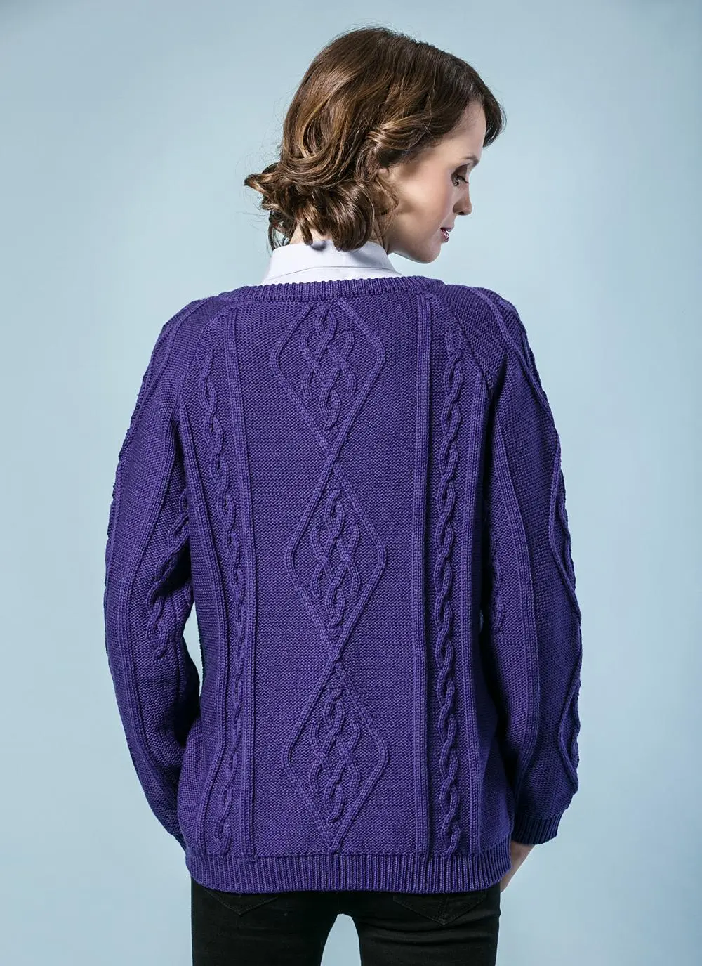 Tara Aran Crew Neck Sweater