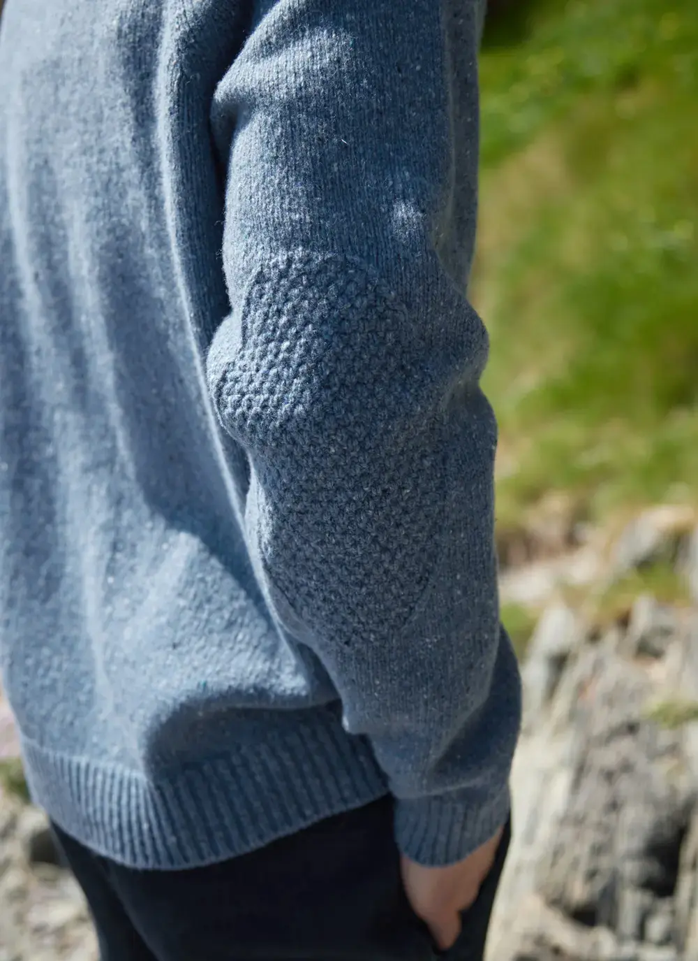 Aidan Wool Cashmere Tweed Crew