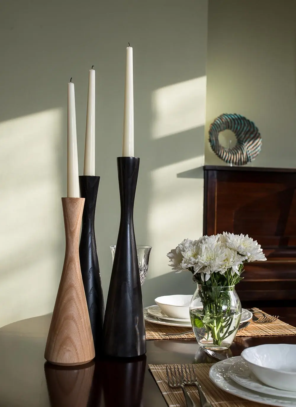 Ash Candlestick - Small