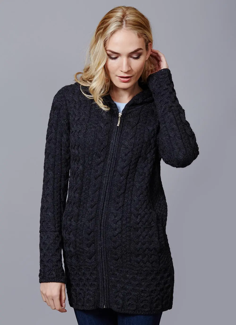 Anna Celtic Aran Hoodie