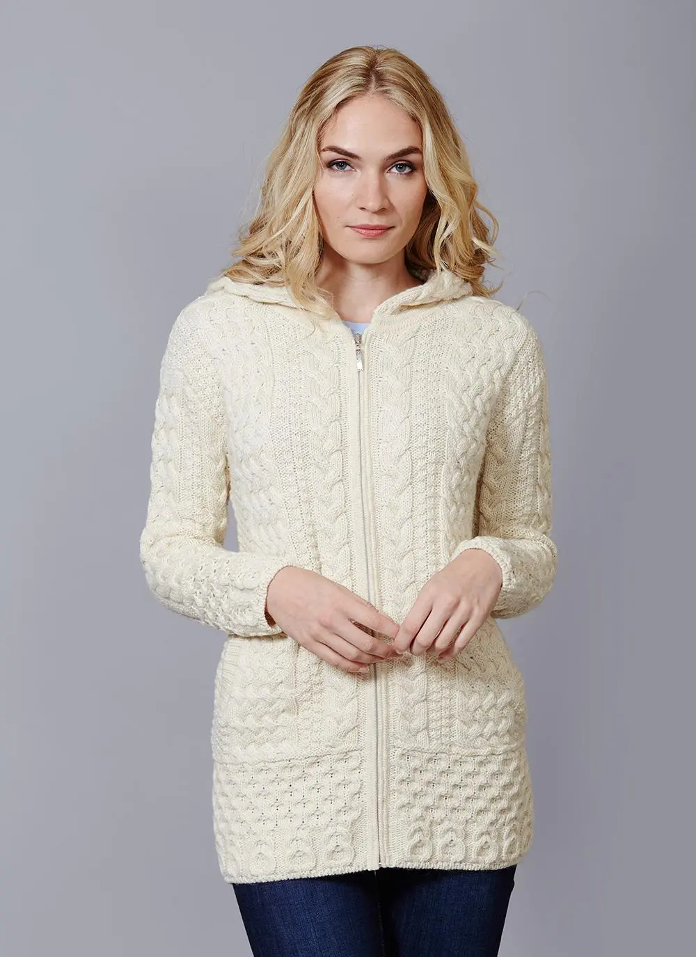 Anna Celtic Aran Hoodie