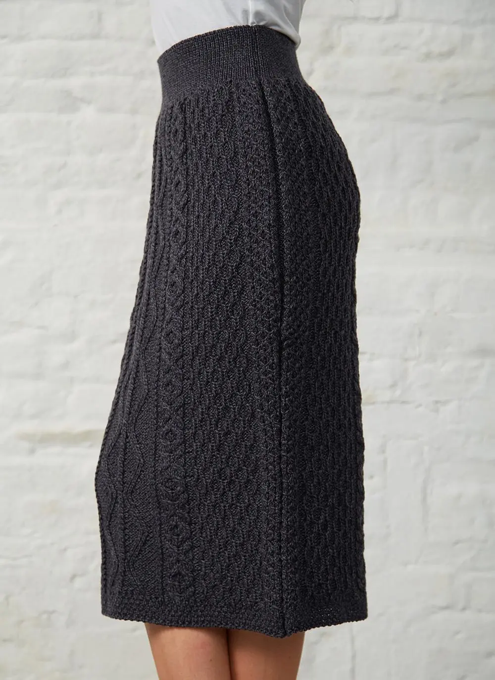 Ciara Aran Midi Skirt