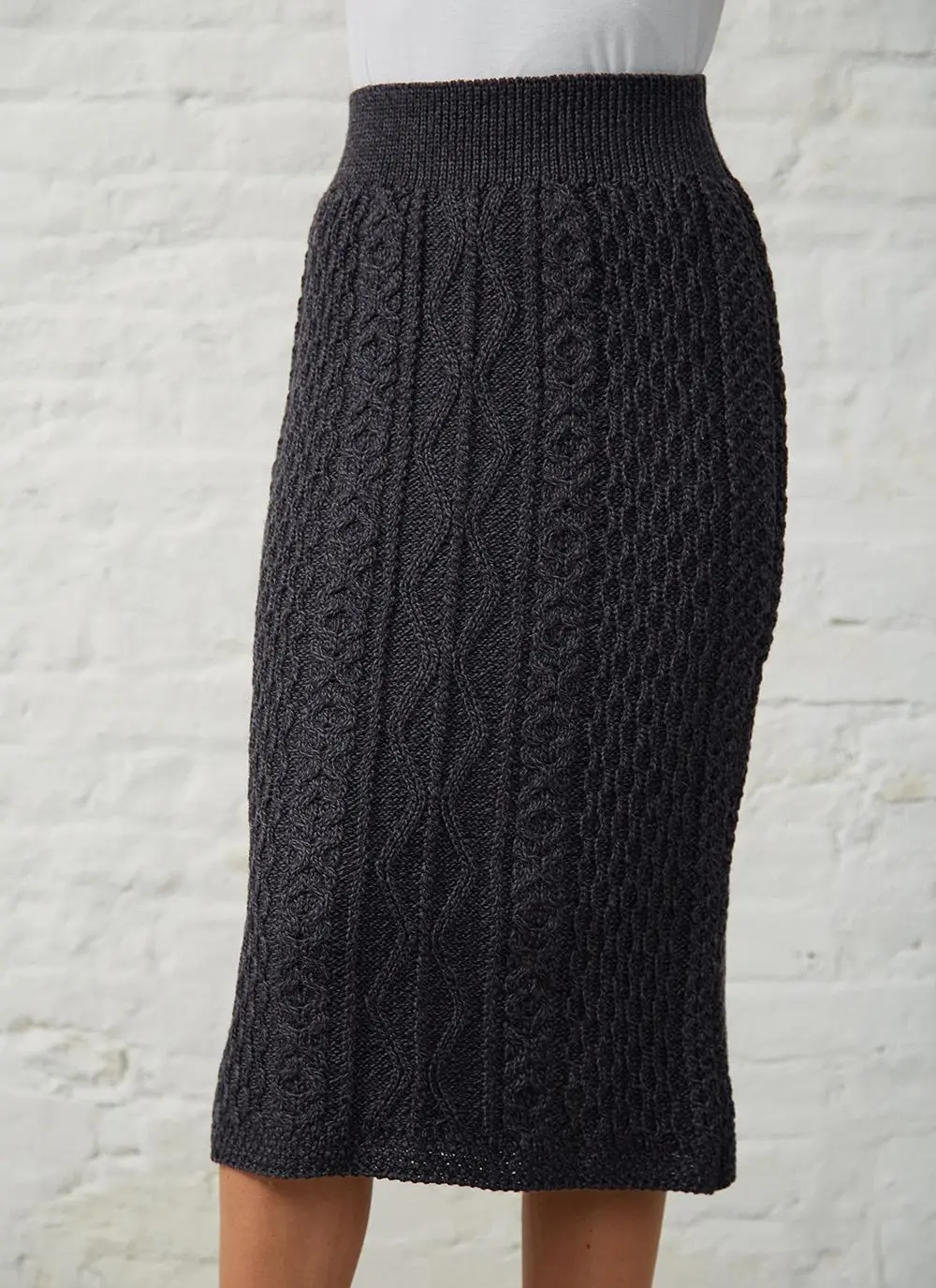 Ciara Aran Midi Skirt