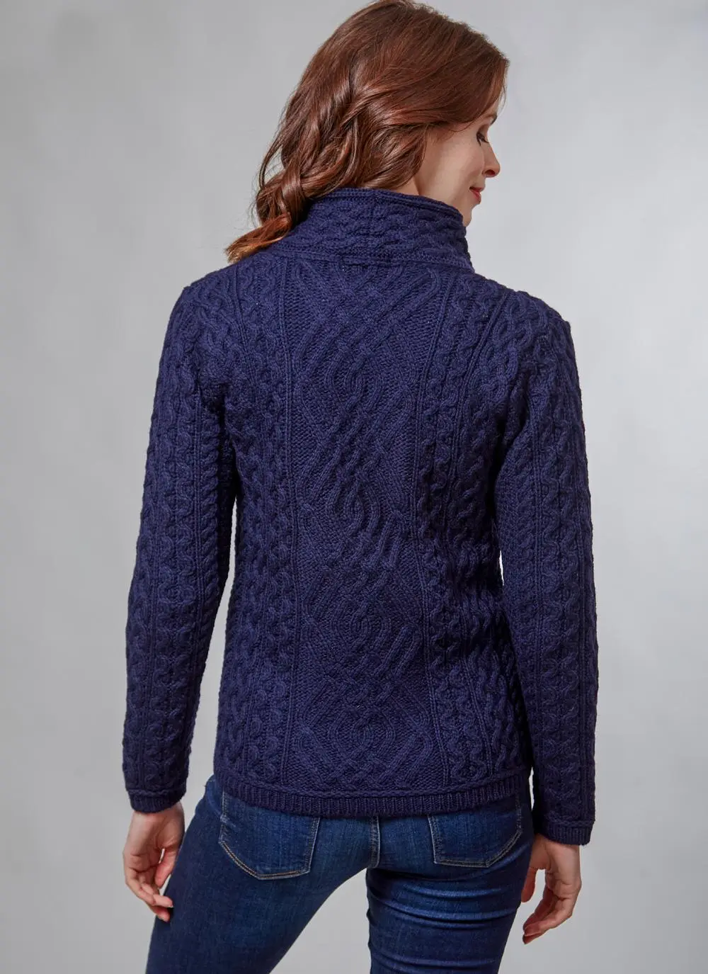 Aran Cable Biker Jacket