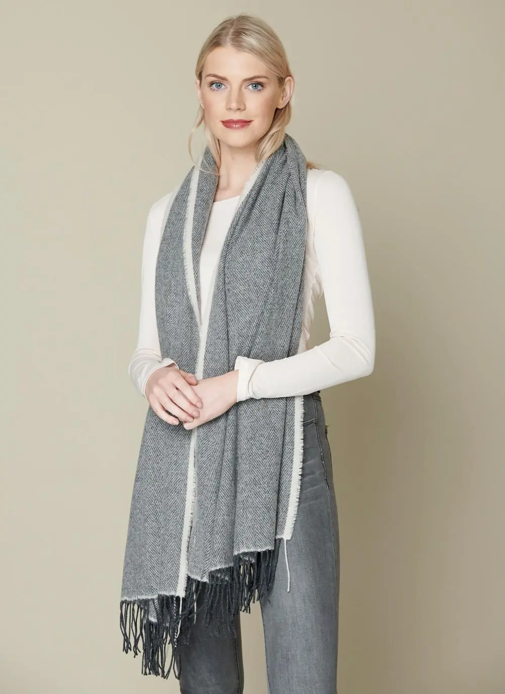 Wool Cashmere Sandymount Scarf