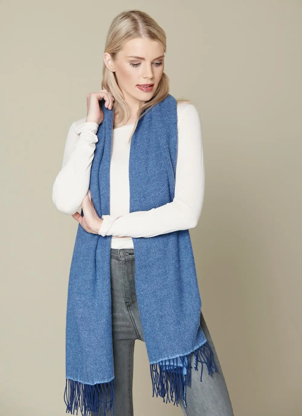 Wool Cashmere Sandymount Scarf
