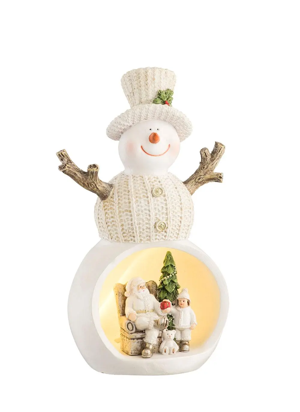 Christmas Scene Snowman LED