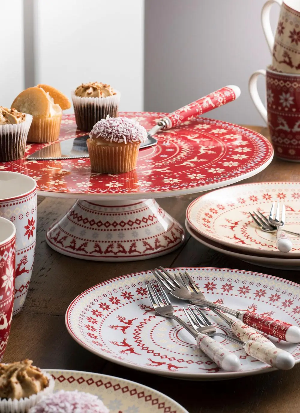 Fairisle Teaplates Set of 6