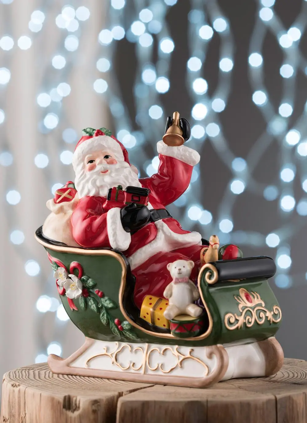 Musical Santa On A Sleigh 