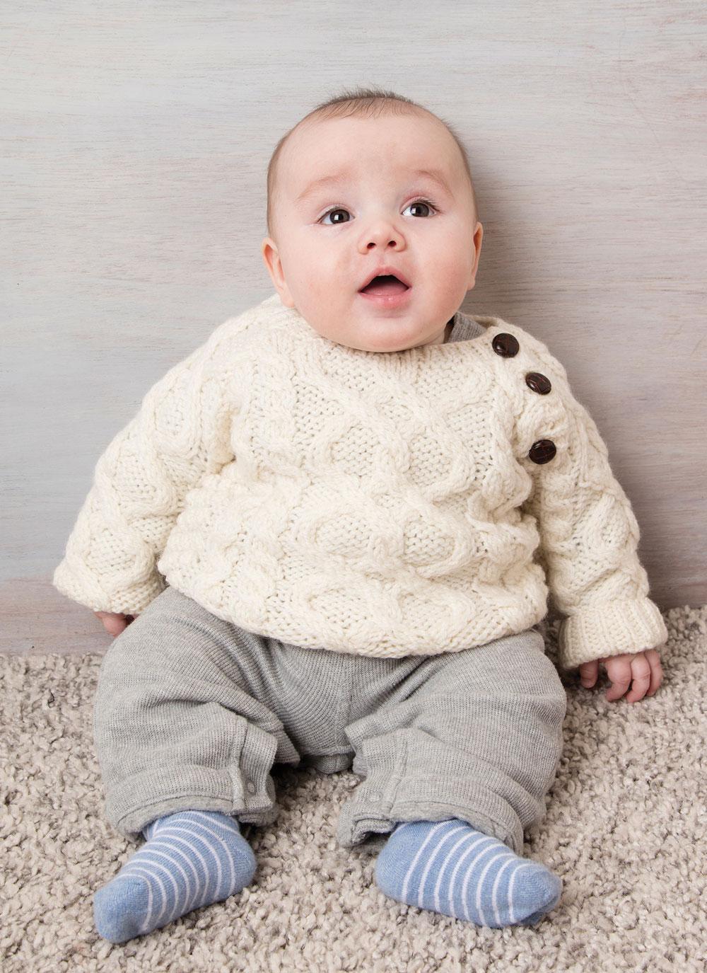 baby knitted jumper