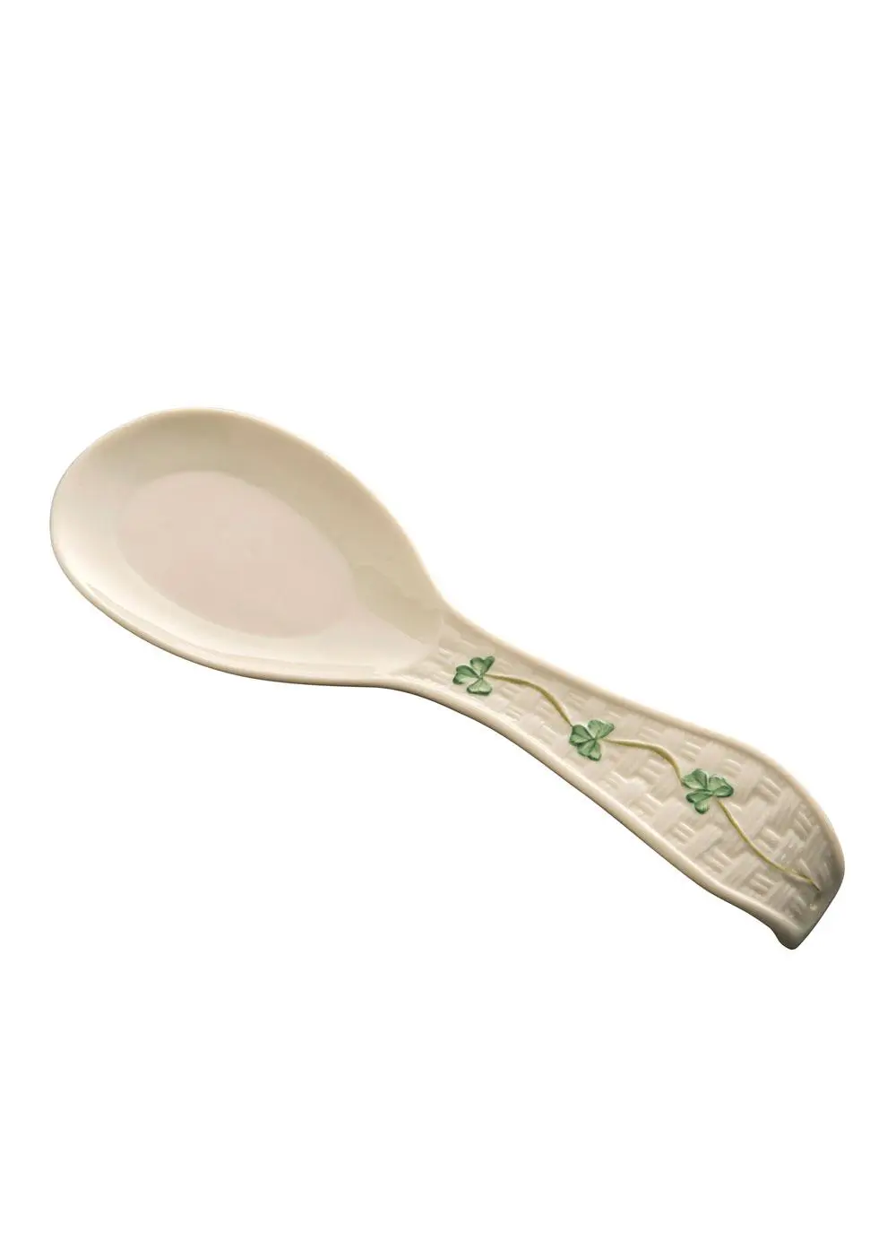 Belleek Classic Shamrock Spoon Rest